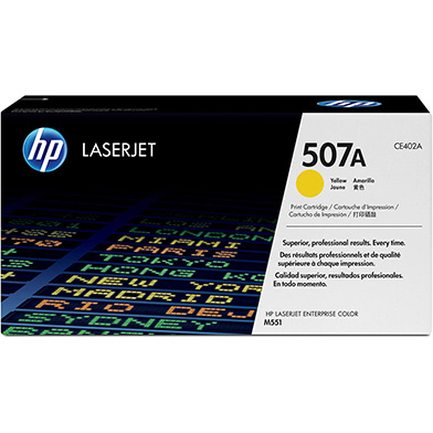 HP CNHPCE402A 507A Yellow Toner Cartridge (6,000 pages)